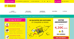 Desktop Screenshot of bayard-jeunesse.com