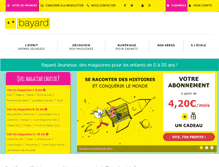 Tablet Screenshot of bayard-jeunesse.com